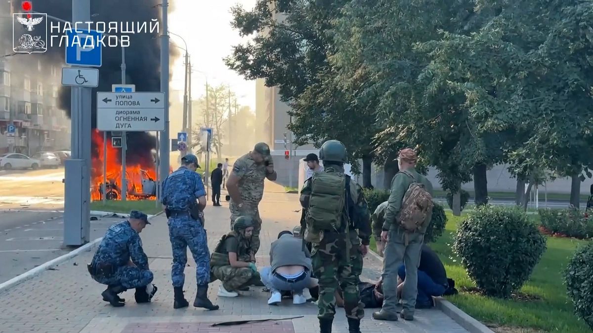 Ukrainian Drone Strikes Injure Civilians Near Belgorod