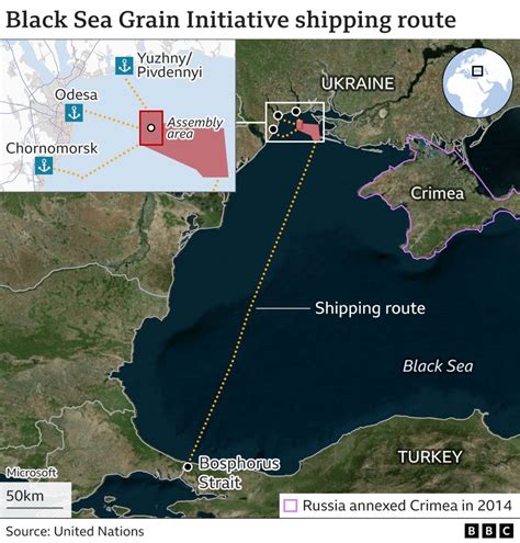 Ukraine’s Maritime Routes Under Attack as Russian Strikes Target Military Cargo
